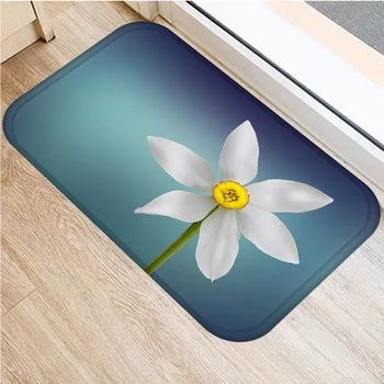 Modernus minimalistinis šviežių gėlių modelio, priešslydžio sistema grindų kilimėlis, virtuvė, vonios kambarys, neslystantis kilimėlis, naktiniai kilimas lauko durų kilimėlis vonios kilimėlis