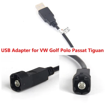 Automobilio radijas USB Adapteris Jungtis, skirta VW Golf Polo Passat Tiguan GOLFO OEM Automobilio Radijo, GPS Garso IŠLAIKYTI Originalus USB Funkcija