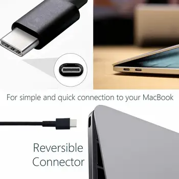 Basix USB C Tipo Nešiojamas Maitinimo Adapteris 20V 3.25 A 65W Mobiliojo Telefono Įkroviklį 