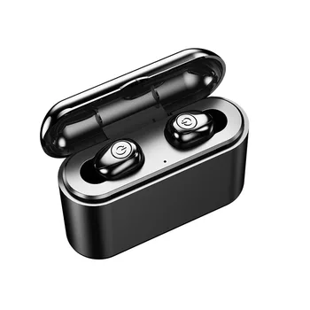 Naujas Atvykimo Auriculares Bluetooth Tiesa Belaidžio 5D Stereo Ausinių Mini Vandeniui Headfrees 2200mAh Galia Banko Išmaniųjų Telefonų