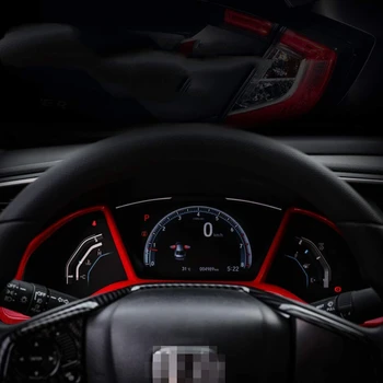 Honda 10 Civic 2020 M. 2018 m. 2019 m. 2016 m. 2017 Automobilio galiniu langu Prietaisų Skydelis prietaisų Skydelio Apdaila dengiamieji Rėmeliai, Interjero Formavimo Acces