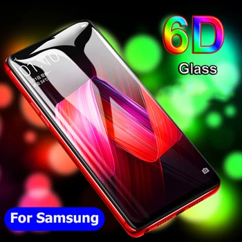 6D Grūdintas Stiklas Screen Protector For Samsung Galaxy A71 A51 A91 A41 A11 A31 A21S A20 A30 A50 A70S A70 Telefono Apsauginė plėvelė
