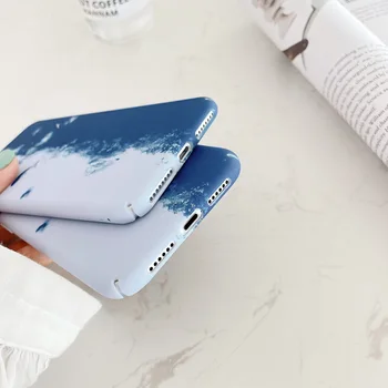 Retro mėlyna žuvis, jūros Japonijos paprastas Telefono dėklas Skirtas iPhone 11 Pro Max atveju Mielas apima, 