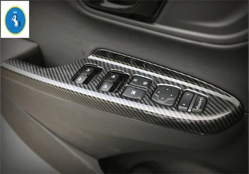 Yimaautotrims Auto Aksesuaras Hyundai Kona 2018 2019 2020 ABS Durų Porankiai Lango Stiklo Pakėlimo Mygtuką Skydelio Dangtelį Apdaila, 4 Vnt.