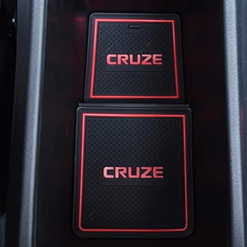 Tinka Chevrolet Cruze Sedanas Hečbekas 2017-2019 Automobilis Ne slydimo Kilimėliai Carstyling Taurės Durų Kilimėlis Anti-slip Mat Lipdukas Priedai