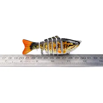 Dirbtinis žuvų Masalo Upės okeaninės Žvejybos nepastovi žmogus, Šlifuota 7 mazgų greičiu Žvejybos Masalas, ABS Sunku Swimbait 10cm 15.5 g
