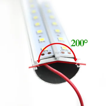 28W LED vamzdis šviesos 4FT liuminescencinės lempos T8 G13 V Formos 85-265V 1200mm 4 kojų pėdų vamzdžiai, šilta, šalta, balta Didmeninė Karščiausių