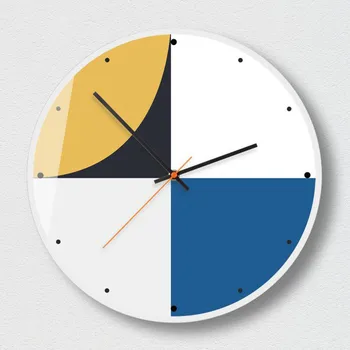 JADUOMA 3D Sieninis Laikrodis 12inch/14inch Šiaurės Stiliaus Dekoratyvinės Išjungimo Laikrodis Modernus Dizainas Geometrinis Sieninis Laikrodis vidaus Apdaila