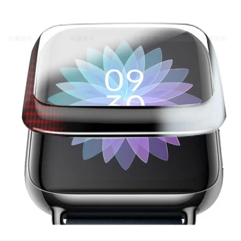 3D Išlenkti Krašto Minkštas Apsauginės Plėvelės Smartwatch Pilnas draudimas, Apsauga Amazfit Pvp U/Pro/Pop Smart Watch LCD Screen Protector