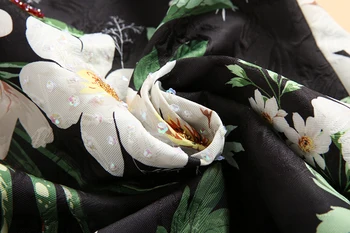 MIUXIMAO Prabangus 2020 M. Pavasarį & Vasaros suknelė Šalis suknelė Balta Gėlė Deimantų Slim Bakas Juoda Office Lady Suknelė Moterims Vestidos