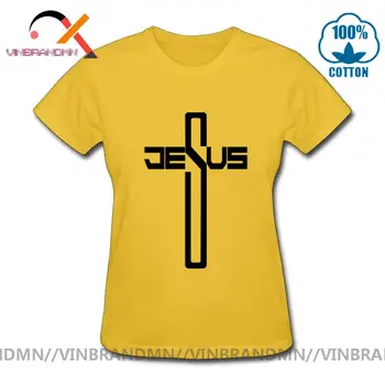Jėzaus Tikėjimas Trumpomis Rankovėmis Moterims Tshirts Jėzaus Kryžiaus Marškinėliai Atsitiktinis Streetwear Mados Krikščionių Marškinėliai Religijos Hipster Drabužiai