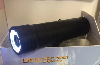 Aukštos Kokybės WS10 Naktinis Matymas su LED Sportas Veiksmo Kameros DV Vandeniui Diktofonas Šalmas