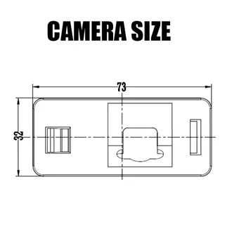 Automobilių CCD Naktinio Matymo Atsarginės Galinio vaizdo Kamera Statymo Pagalbos Kamera, Skirta BMW 3 Serijos 315 318 320 323 325 E46 E39 E53 X3 X5 X6