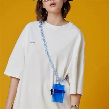 Retro Užsegimas Akrilo rėmo krepšys moterims aukštos kokybės derliaus lauke prabangos prekės blue mini Sunkaus Metalo Sankabos Crossbody krepšys
