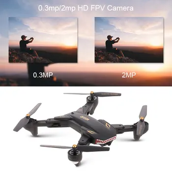 Selfie Dron Plataus kampo 2MP HD Kamera, WiFi FPV 