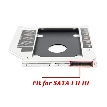 2 Vnt. Priedai: 1 Vnt SATA 2 HD HDD SSD Talpyklos Kietąjį Diską Caddy Atveju Dėklas Ir 1 Vnt SATA Kietojo Disko Adapteris Kabelis