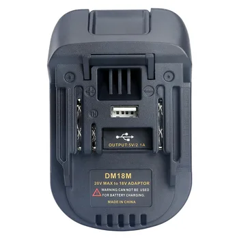 Baterijos Adapteris DM18M Milwaukee Konvertuoti MAKITA Akumuliatoriaus WXV Pardavimas