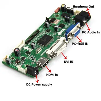 HDMI M. NT68676 ekrano rinkinys LM201WE3-TLH2/LM201WE3(TL)(H3) 4 CCFL lempos Valdiklio plokštės 1680*1050 skydelis LCD VGA DVI 20.1