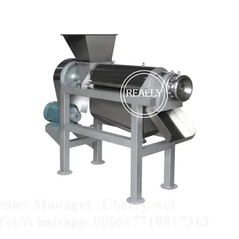 0.5 T/H našumo Nerūdijančio plieno vaisių ir daržovių sulčių apdorojimo mašinos sulčių extractor mašina