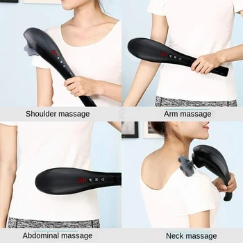 Elektros Daugiafunkcį Masažas Plaktukas Vibracijos Įkrovimo Kūno Akupunktūra Massager Stick Raumenų Relaksacija Nuovargis Palengvėjimą