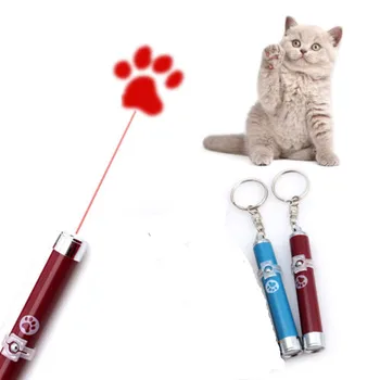 Karšto Parduoti Naminių Kačių Kačiukų Žaislas Lazerinė Rodyklė LED Šviesos Rašiklį, Žibintuvėlį Juda Pėdsaką Chase Žaislas