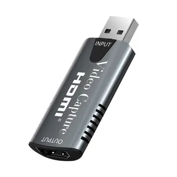 Video Capture Card USB 2.0 HDMI 1080P Grabber Įrašyti Langelį Žaidimas Live Įrašas