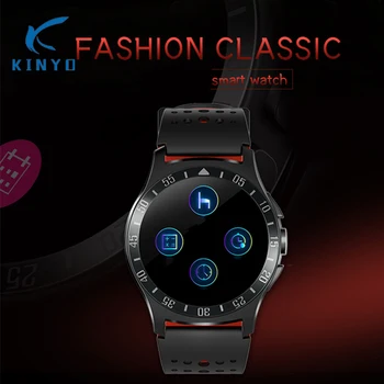 Mados klasikinio smart watch širdies ritmo monitoringo smartwatch HD visą ekraną, 