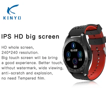 Mados klasikinio smart watch širdies ritmo monitoringo smartwatch HD visą ekraną, 