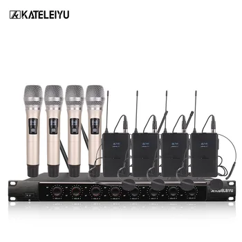 Sistema 8600F Profesionalių Belaidžių Mikrofonų 8 Kanalų Profesionalus VHF 8 Etapas Karaoke Mikrofonas Nešiojamą Bevielis Mikrofonas