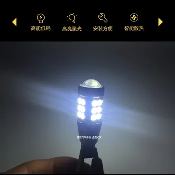 2vnt Automobilio Atbulinės eigos šviesos diodų (LED) Honda Odyssey Trauktis pagalbinė Lemputė Šviesos Pertvarkyti T15 12W 6000K Odyssey priekinis žibintas pakeitimo