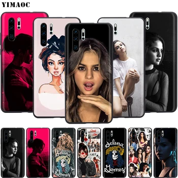 YIMAOC Selena Gomez Silikono Atveju Huawei Mate 10 P8 P9 P10 P20 Lite Pro P Y7 Y9 Smart Mini 2017 2018