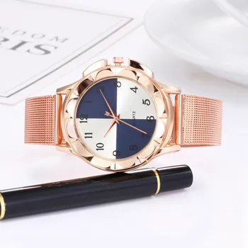 2019 Prabanga Rose Gold Moterų Laikrodžiai Minimalizmas Elegantiškos Mados Atsitiktinis Moterų Laikrodis Unisex Moterų Laikrodžiai Reloj Mujer Siųsti