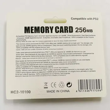 Už PS2 8MB/16 MB/32MB/64MB/128MB/256MB Atminties Kortele Atminties Išplėtimas Korteles, Sony Playstation 2 PS2 Juodas Atminties Kortelę
