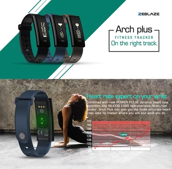 Zeblaze Arch Plus Smart Apyrankė Fitneso Apyrankę Tracker IP67 atsparus Vandeniui Širdies ritmo Monitoringo Smart Watchband, skirtų 