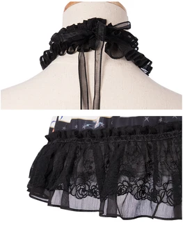 Gotikos vintage dark wind lolita dress palace nėrinių bowknot spausdinimo viktorijos suknelė kawaii girl gothic lolita jsk loli cosplay