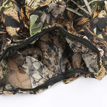 Kamufliažas Medžioklės Lapinės 3D Veido Kaukė Gaubtu Lauko Medžioklės, Žvejybos Galvos Skrybėlę Camo