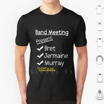 Skrydžio Conchords-Band Susitikimą Marškinėliai Vyrų, Moterų, Paauglių 6Xl Skrydžio Conchords Jermaine Murray Bret Skrydžio