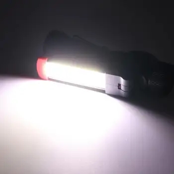 USB Įkrovimo COB LED Darbo Lempa Žibintuvėlis Pusės Lempa, 7 Režimai Žibintuvėlis Šviesos Paramos 180 Laipsnių Sukimosi Transporto priemonių Auto Automobilių Remontas