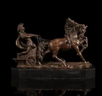Meno Bronzos namų puošybai Klasikinio Bronzos Skulptūra Patikimesnis, Arklių Statulų Karinės Kolekcionavimo Namuose