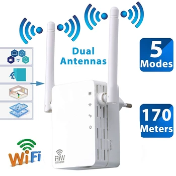 Naujas 2.4 Ghz 300m WiFi Wireless Range Extender Maršrutizatorius Kartotuvas Tinklo Signalo Stiprintuvas ES plug