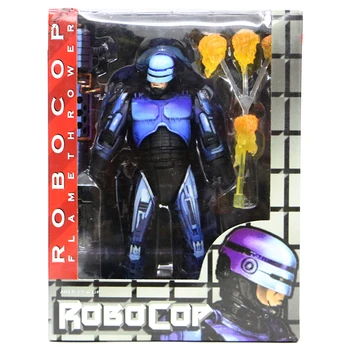 Robocop Pav NECA Robocop VS Terminator Serijos 2 Mūšio Sugadintas Liepsnosvaidis Veiksmų FigureCollectable Modelis Žaislas 18cm