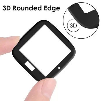 1pc 3D Išlenkti Krašto Minkštas Ekrano Apsauginės Plėvelės Garmin Muzikos Raštas Smart Watch Ekrano KV. Venu V6V7