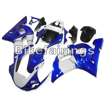 Naujas Baltos spalvos Mėlyna Sportbike Dangčiai, Skirtas Yamaha YZF-R6 600 1998 1999 2000 2001 2002 R6 ABS Injekcijos Visiškai Apima