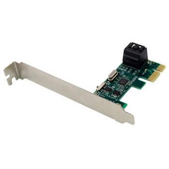 ASM1061 PCIE X1 SATA užrašas 6Gbps Expansion Card Dual Port SATA 3.0 Adapteris Nešiojamas KOMPIUTERIS