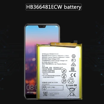 HB366481ECW Baterija Huawei P8 P9 P10 P20 Lite/Garbės 5C, 7A 7C 8 9 V8 V9 V10 V20 Pro Play/Mėgautis 7S 8E/Y5 Y6 II Y7 2017/pra-lx1