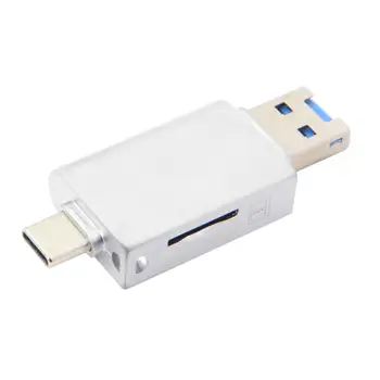 USB-C Tipo C / USB 2.0 NM Nano Atminties Kortelę & TF Mikro SD Kortelės Skaitytuvą, skirtą 