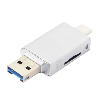 USB-C Tipo C / USB 2.0 NM Nano Atminties Kortelę & TF Mikro SD Kortelės Skaitytuvą, skirtą 