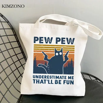 Katės pirkinių krepšys perdirbti maišelį maisto produktų, daugkartinio naudojimo pirkinių shopper džiuto pluošto krepšys krepšys boodschappentas medžiaga cabas