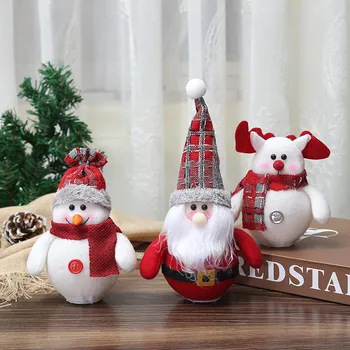 2021 Naujųjų Metų Dekoracijas LED Santa Claus Sniego Elnias Kūrybinės Naujų Šviesos Kalėdos Medis Pakabukas Gnome Dovanos, Papuošalai Apdaila