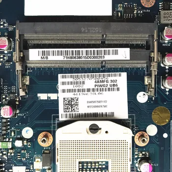 Originalus, Madingas Lenovo G570 Nešiojamas Plokštė PIWG2 LA-675AP LA-675 HM65 PGA989 DDR3 Nėra HDMI Pilna Išbandyti